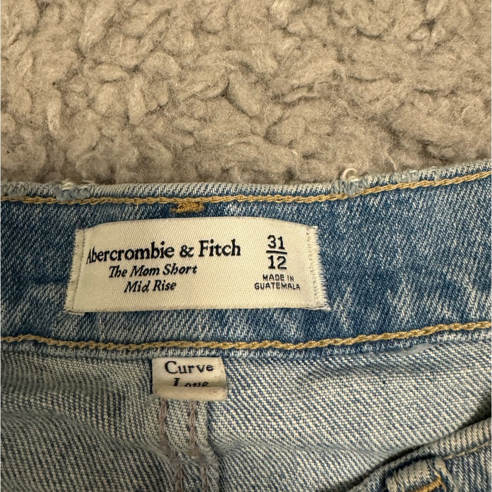 High Waisted Abercrombie Curve Love Jean Shorts